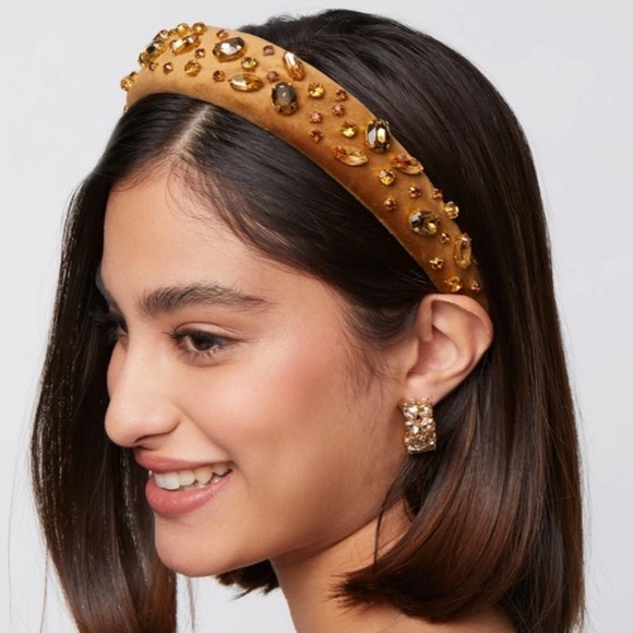 Lele Sadoughi Accessories - Lele Sadoughi Bronze Embellished Headband Limited Edition